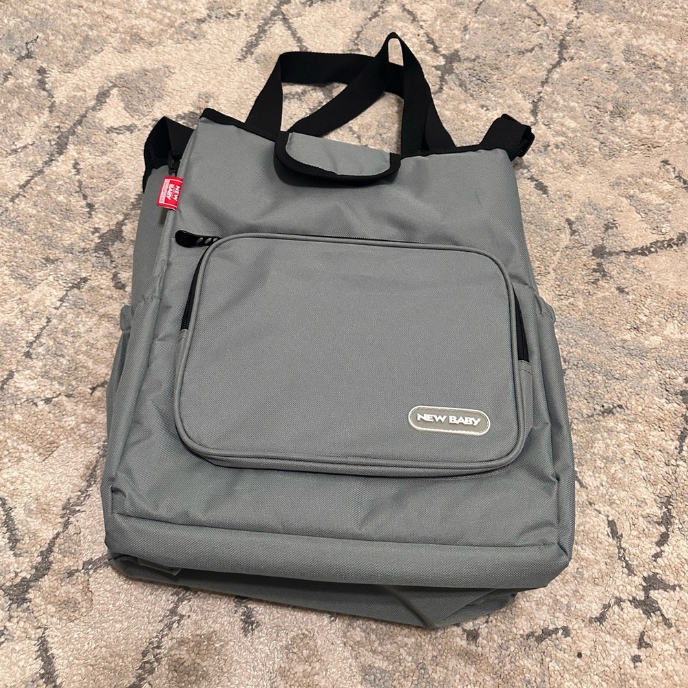 Grey diaper bag 🤍🩶